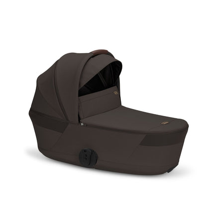 CYBEX Balios S Lux incl. Foldable Carry Cot | Chocolate Brown (Taupe Frame)