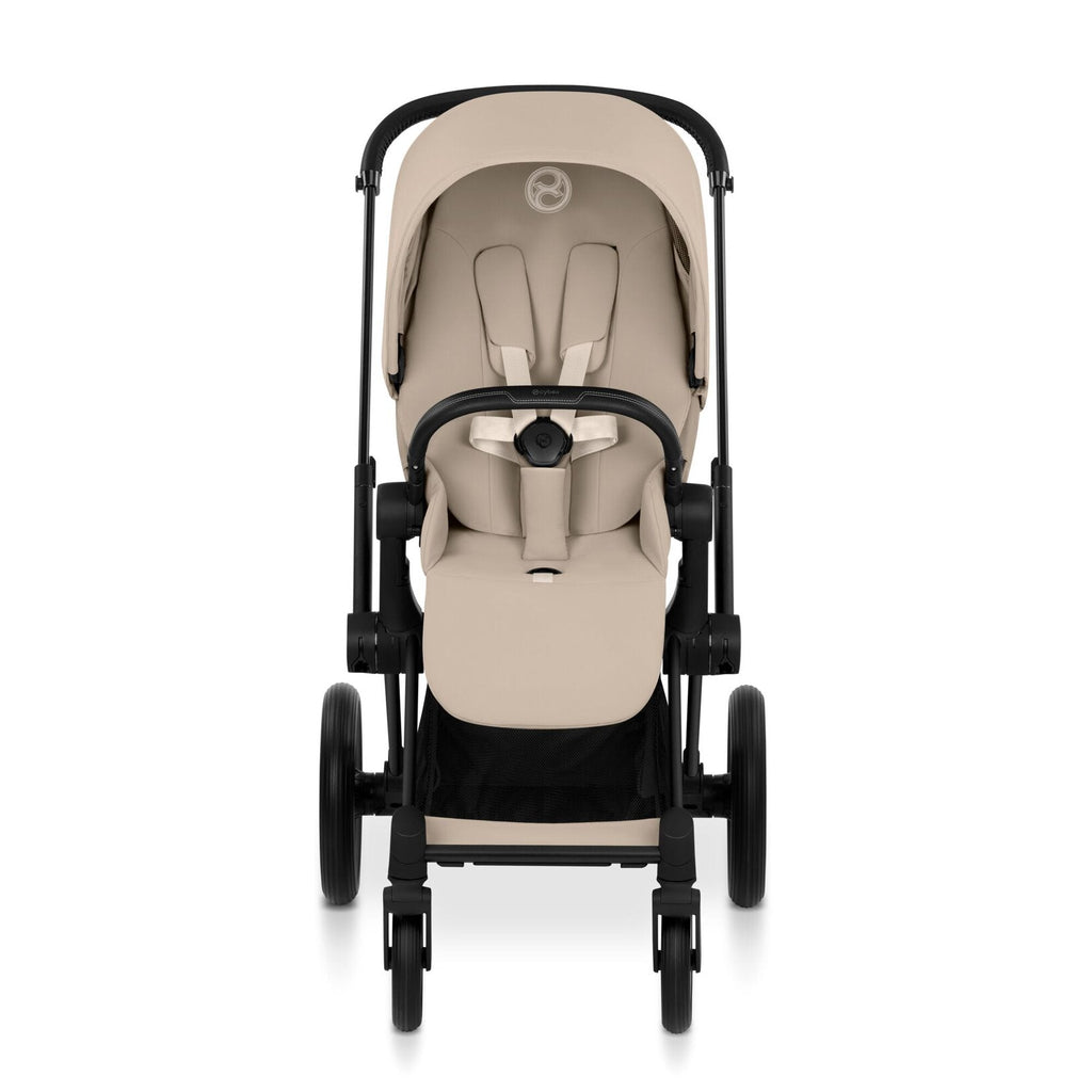 CYBEX Priam incl. Foldable Carry Cot | Cozy Beige (Matt Black Frame)