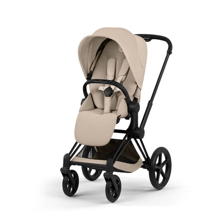 CYBEX Priam incl. Foldable Carry Cot | Cozy Beige (Matt Black Frame)