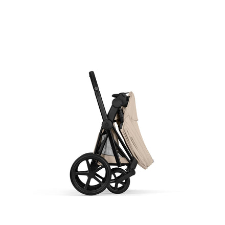 CYBEX Priam incl. Foldable Carry Cot | Cozy Beige (Matt Black Frame)
