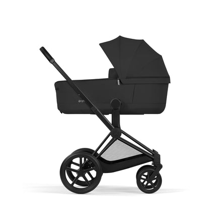 CYBEX Priam incl. Foldable Carry Cot | Sepia Black (Matt Black Frame)