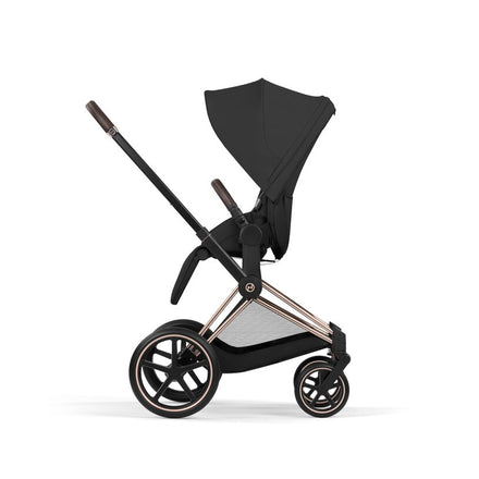 CYBEX Buggy Priam Comfort Rosegold incl. Foldable Carry Cot Sepia Black