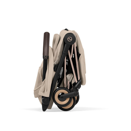 CYBEX Compacte Plooibuggy Coya | Cozy Beige (Rosegold Frame)