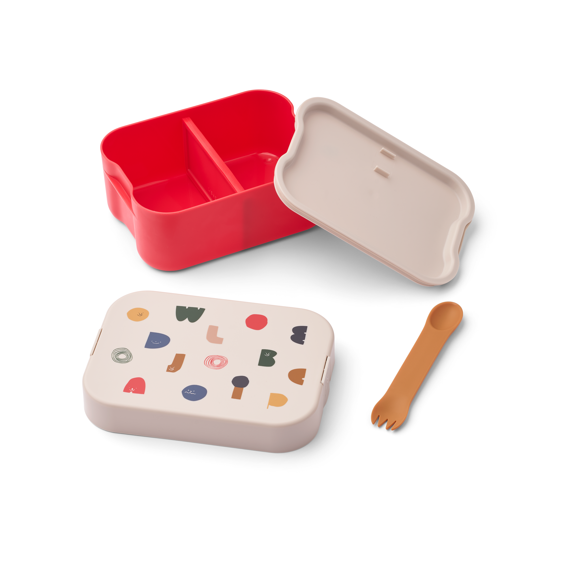 Liewood Chelsey Printed Lunchbox Set | Characters / Sandy
