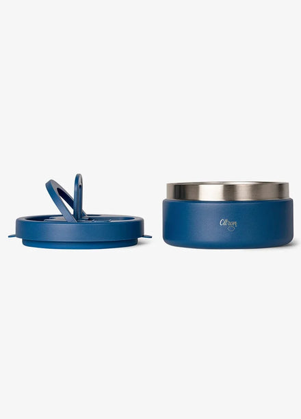 Citron RVS Thermo Food Jar 400ml | Dark Blue