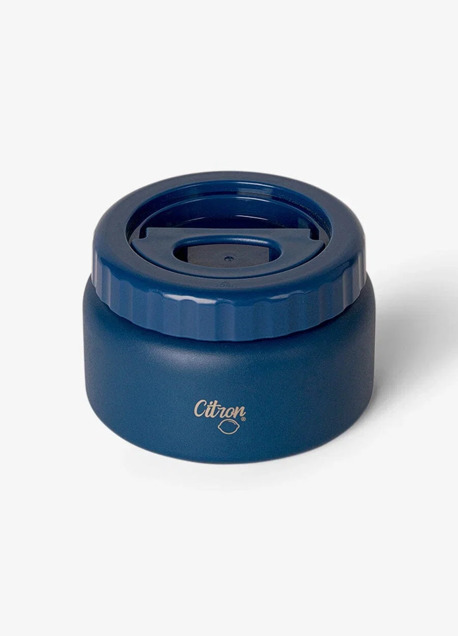 Citron RVS Thermo Food Jar 250ml | Dark Blue