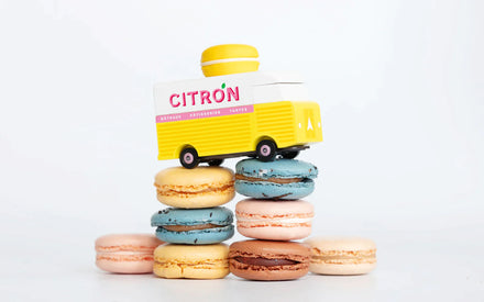 Candylab Toys Speelgoedauto | Citron Macaron Van