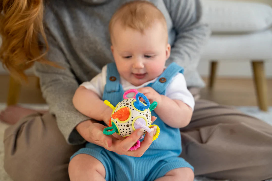 Manhattan Toys Sensorische Baby Speeltje Click Clack Colorpop