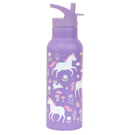 A Little Lovely Company Stainless Steel XL Drinkfles | Unicorn Dreams