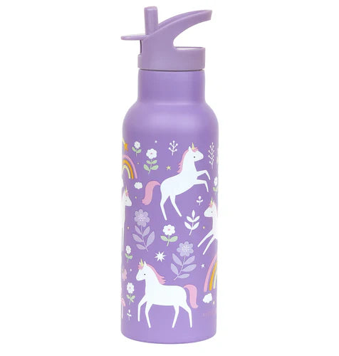 A Little Lovely Company Stainless Steel XL Drinkfles | Unicorn Dreams