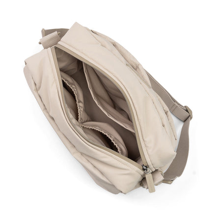 Done By Deer Quilted Stroller Bag luiertas buggy organizer Sand