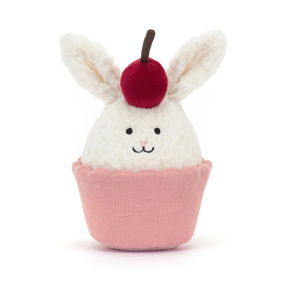 zzz Jellycat Knuffel I Am Dainty Dessert Bunny Cupcake | 14x10cm