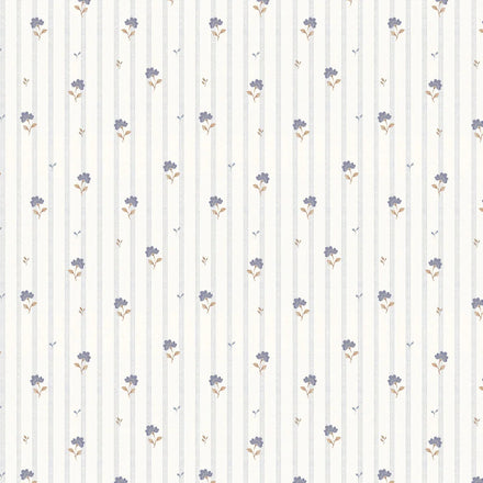 Dekornik Behang Delicate Retro Flowers