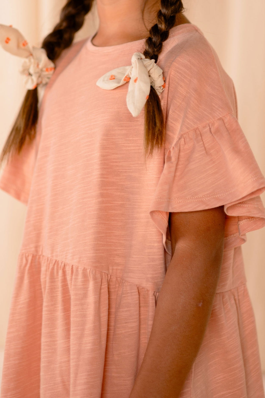 Nixnut Frill Jurk | Peach*