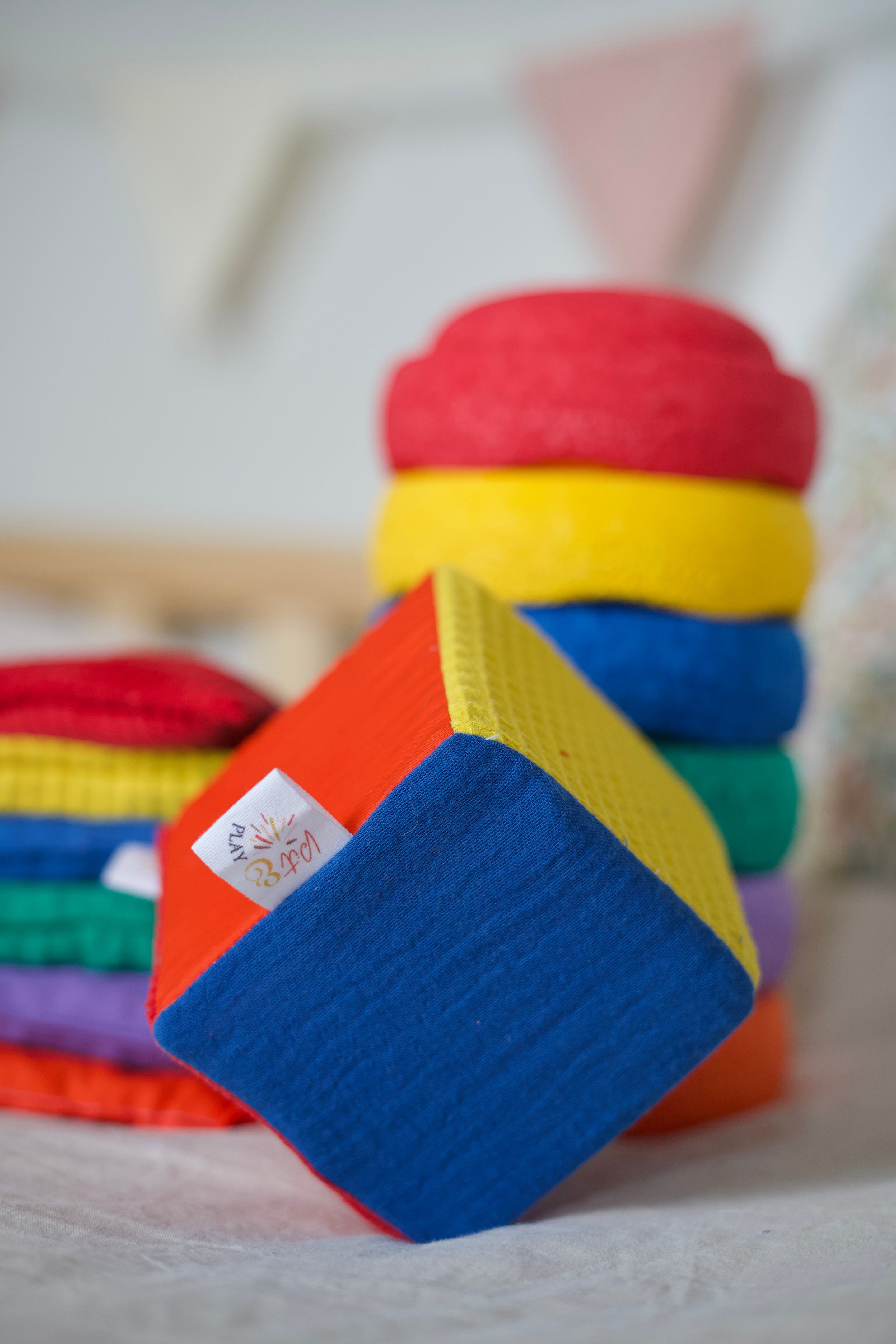 Pit & Play Regenboog Dobbelsteen | Classic