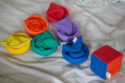 Pit & Play Regenboog Dobbelsteen | Classic