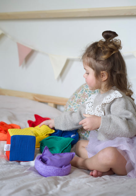 Pit & Play Regenboog Dobbelsteen | Classic
