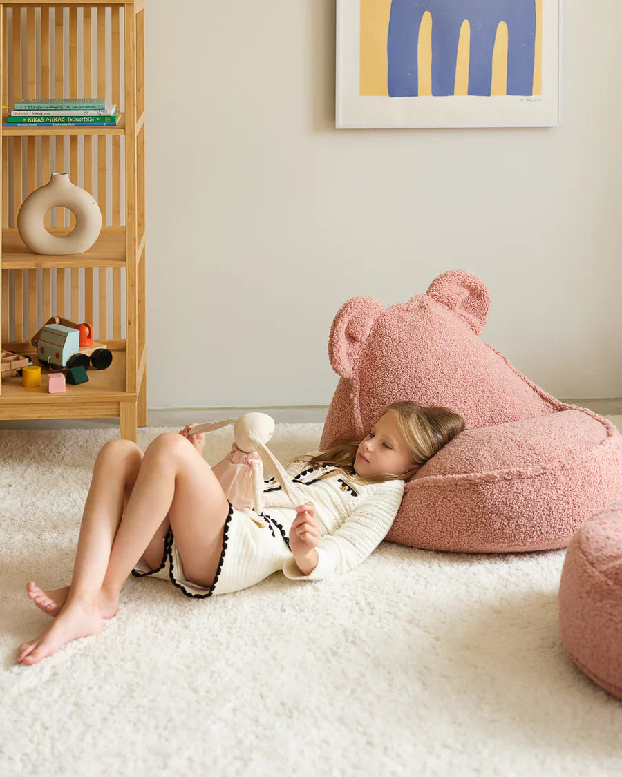 Wigiwama Bear Beanbag Chair | Guava