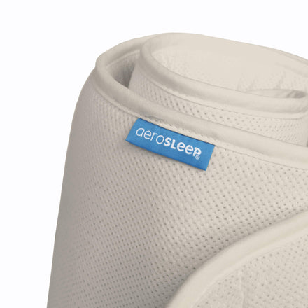 Aerosleep bedomrander almond, close-up van de ademende stof