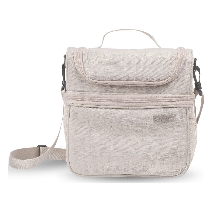 Bo Jungle thermo kolftas organiser Dune met schouderriem