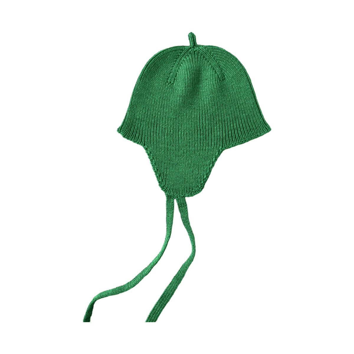 Hvid Bonnet Kota Grass op witte achtergrond