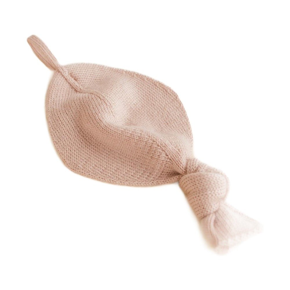 Hvid Fopspeendoekje Titi Apricot op witte achtergrond