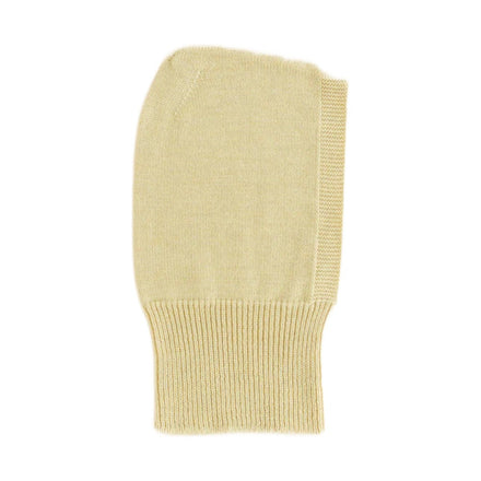 Hvid Muts Balaclava Eddy Light Yellow op witte achtergrond