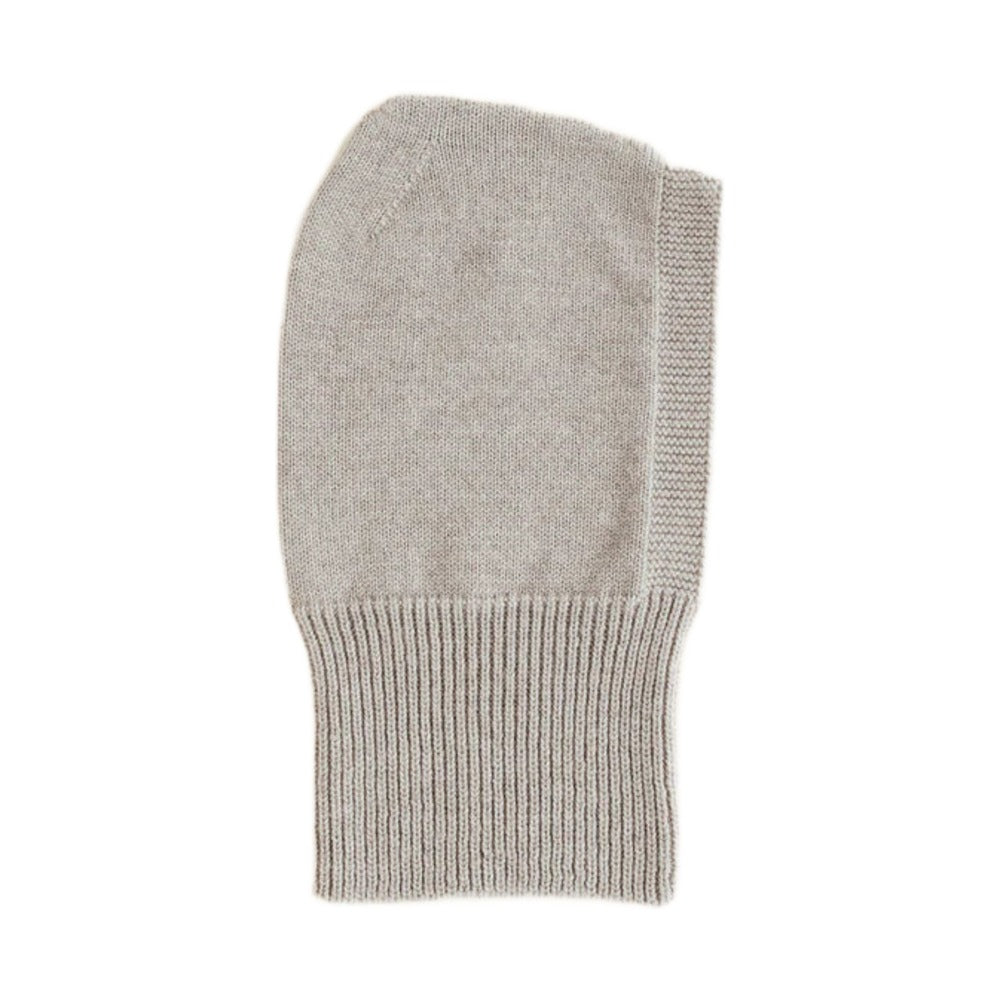 Hvid Muts Balaclava Eddy Pebble op witte achtergrond