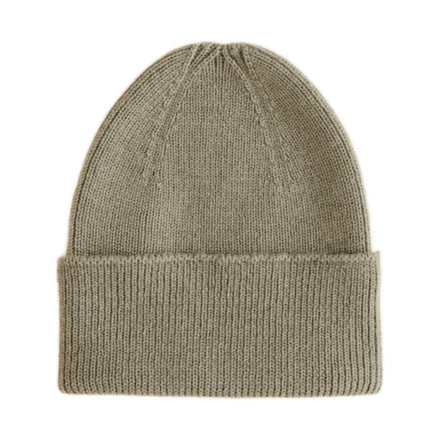 Hvid Newborn Beanie Fonzie Artichoke op witte achtergrond