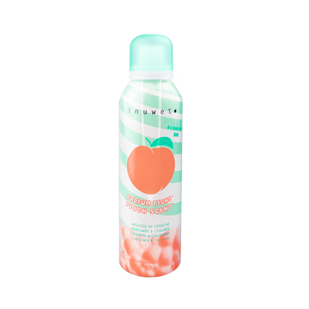 Inuwet doucheschuim perzik uit de badset Bubble Peach