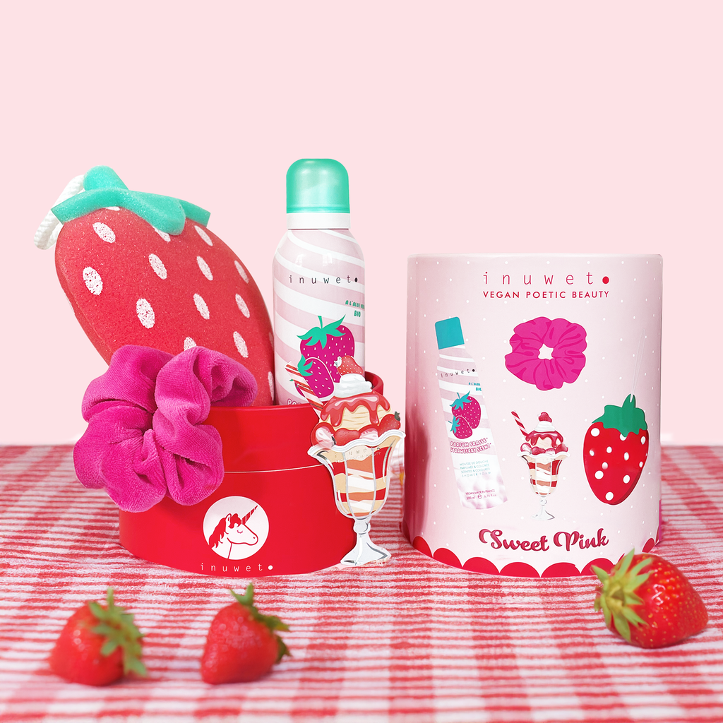 Inuwet badset Sweet Pink in sfeerbeeld