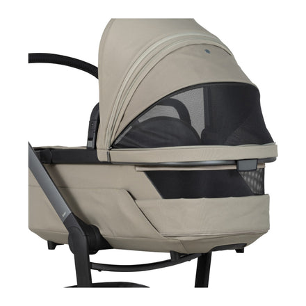 Joolz Kinderwagen Day5 Complete Set Sage Green, detail van de zonnekap met ventilatievenster