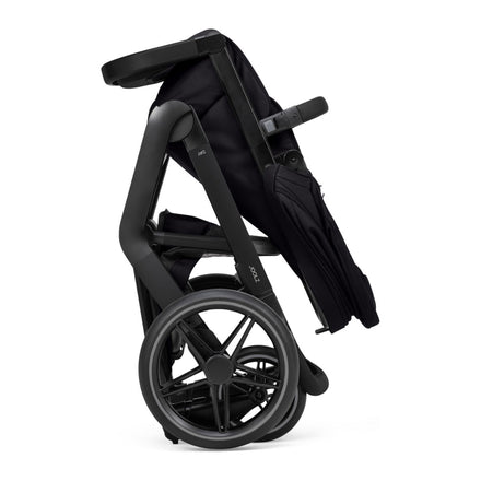 Joolz Kinderwagen Day5 Complete Set Space Black, compact ingeklapt