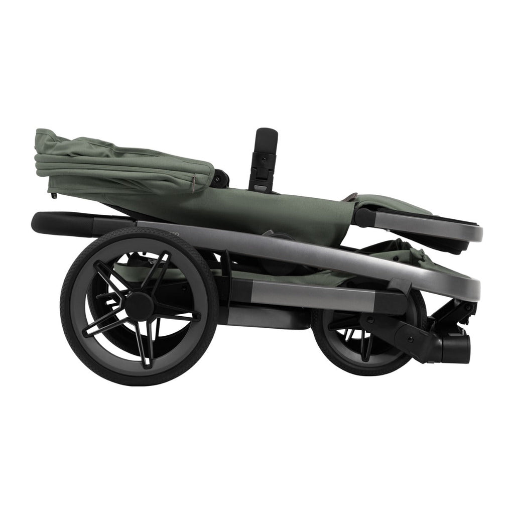 Joolz Kinderwagen Geo5 Complete Set Sage Green, compact ingeklapt