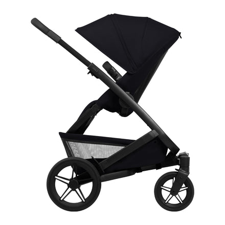 Joolz Kinderwagen Geo5 Complete Set Space Black, zitje in zijaanzicht