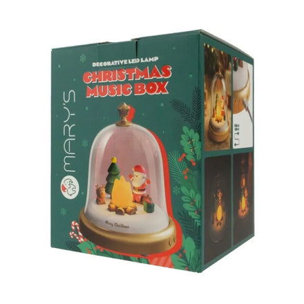 Verpakking van de Mary's Christmas Music Box kerstlamp