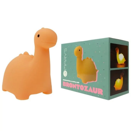 Mary's Brontosaurus dino nachtlamp met verpakking