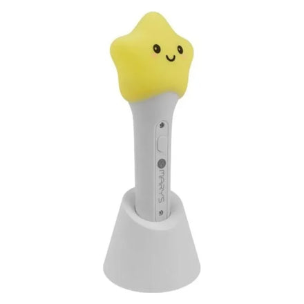 Mary's Led Nachtlamp en Zaklamp 2-in-1 Star Wand met gele ster in witte standaard