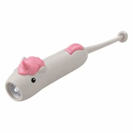 Mary's Zaklamp Animals Unicorn, witte eenhoorn met roze manen en led in de snuit