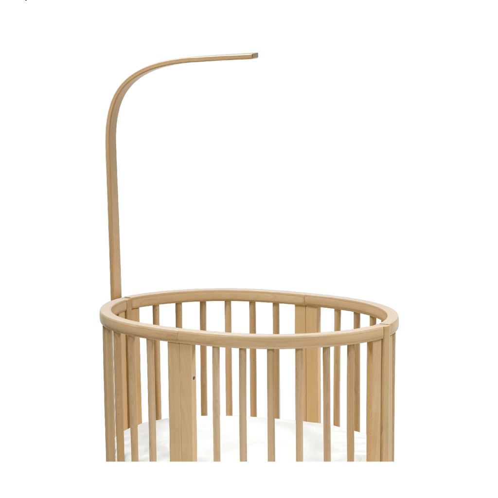 Stokke Sleepi Piekstok V3 Natural, packshot op witte achtergrond, close-up