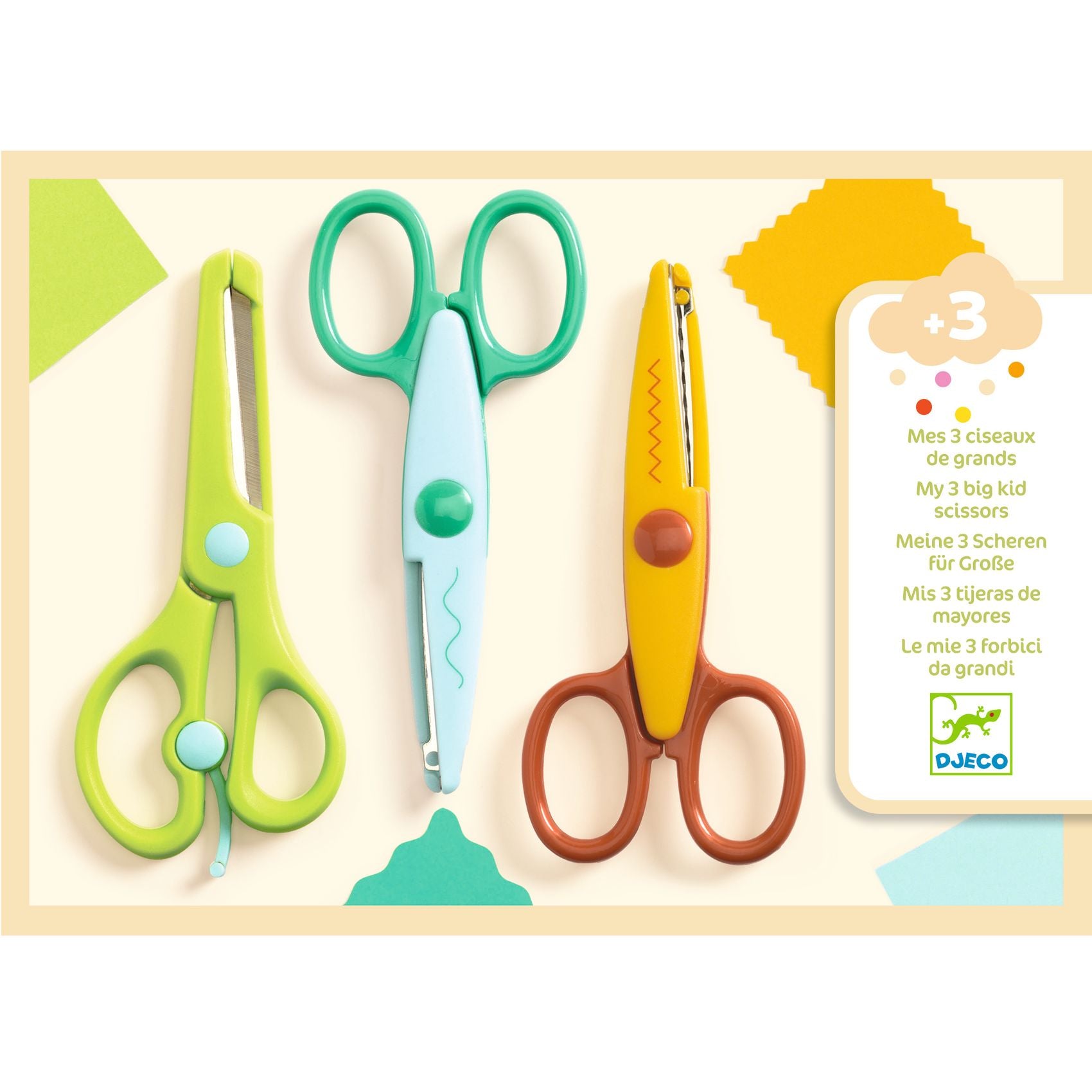 Djeco Kinderschaarset 3 Stuks