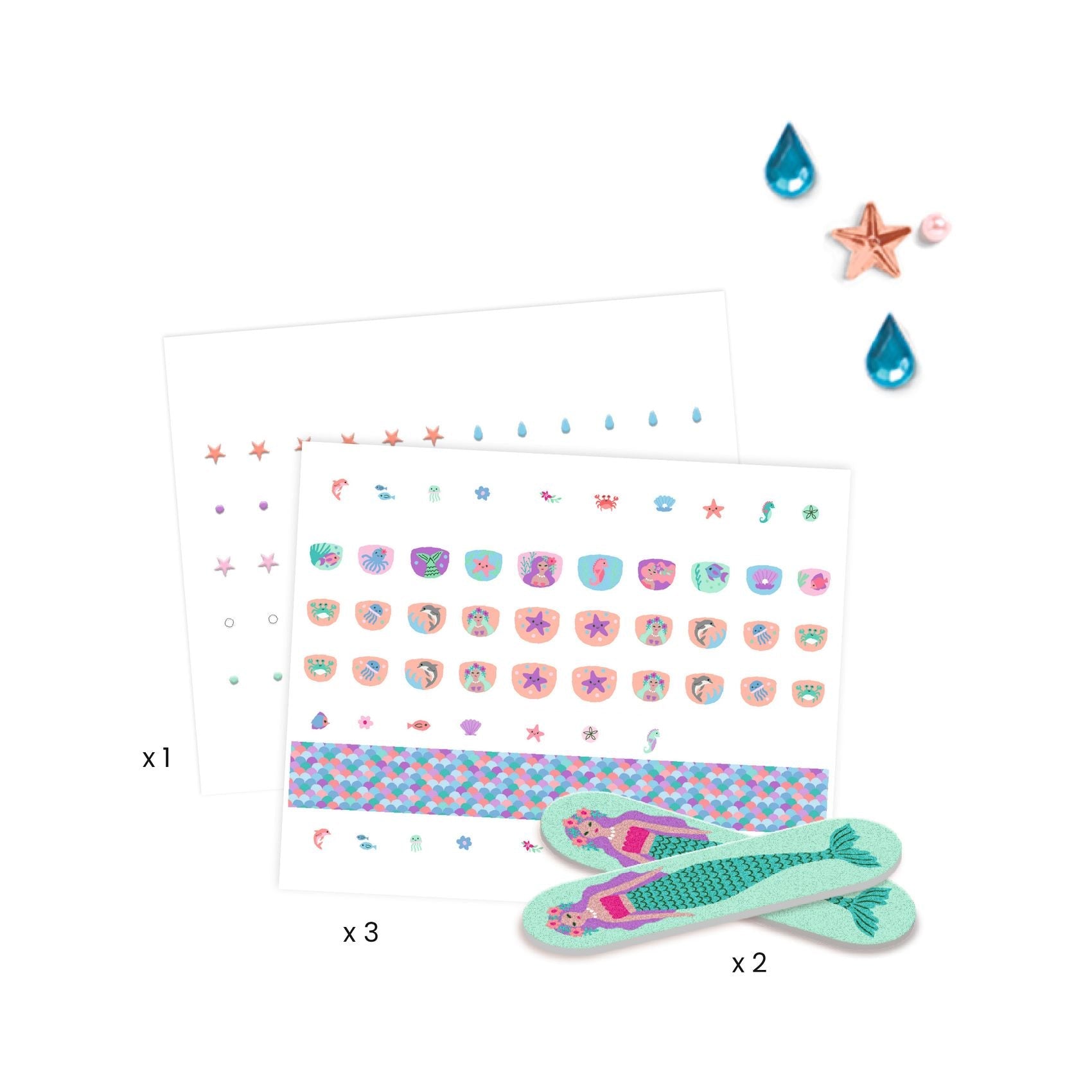 Djeco Nagelstickers | Zachte Zee