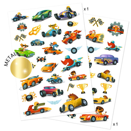 Djeco Set 50 Tattoos | Raceauto's