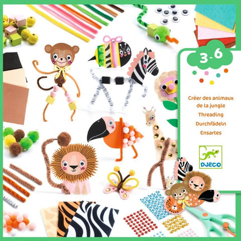 Djeco Knutselset Crafts Kit | Jungle Animal