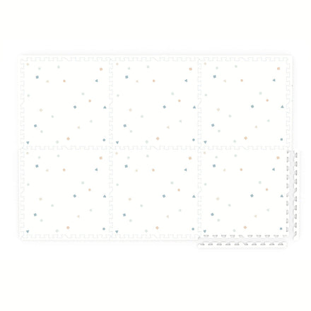 Play & Go EEVAA 2-In-1 Speeltapijt Puzzelmat & Opbergbox | Wereldkaart Kleur 120x180cm