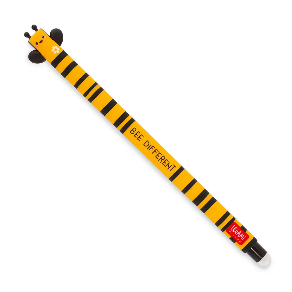 Legami uitwisbare gelpen Bee met zwarte inkt en een fijne schrijfpunt van 0,7 mm