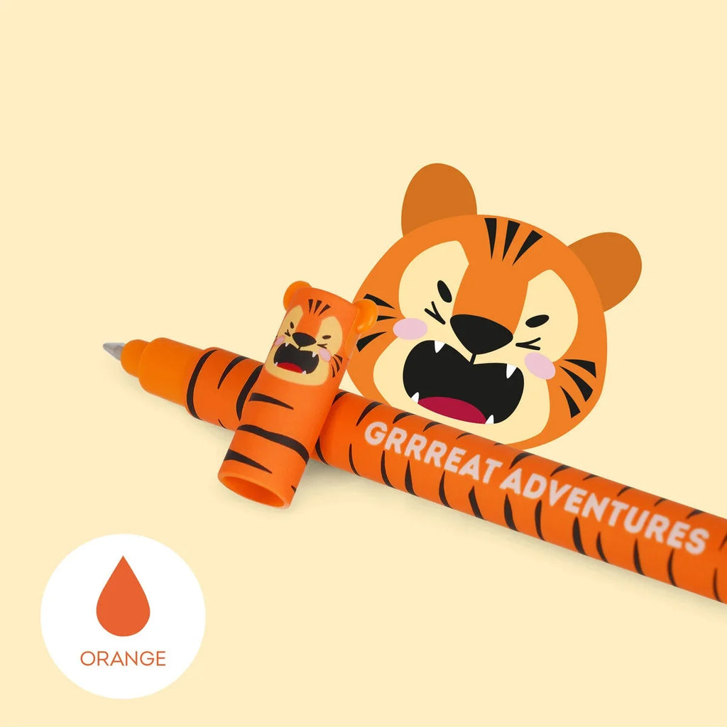 Legami Erasable gelpen Tiger: foutjes wis je weg met het bolletje aan het uiteinde