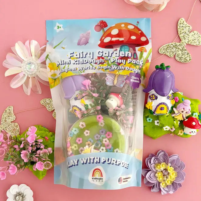 Earth Grown KidDoughs Klei Speelset | Mini Feeëntuin