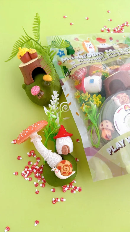 Earth Grown KidDoughs Klei Speelset | Paddenstoelweide