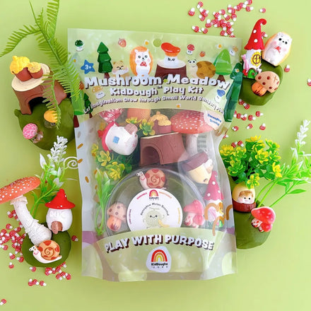 Earth Grown KidDoughs Klei Speelset | Paddenstoelweide